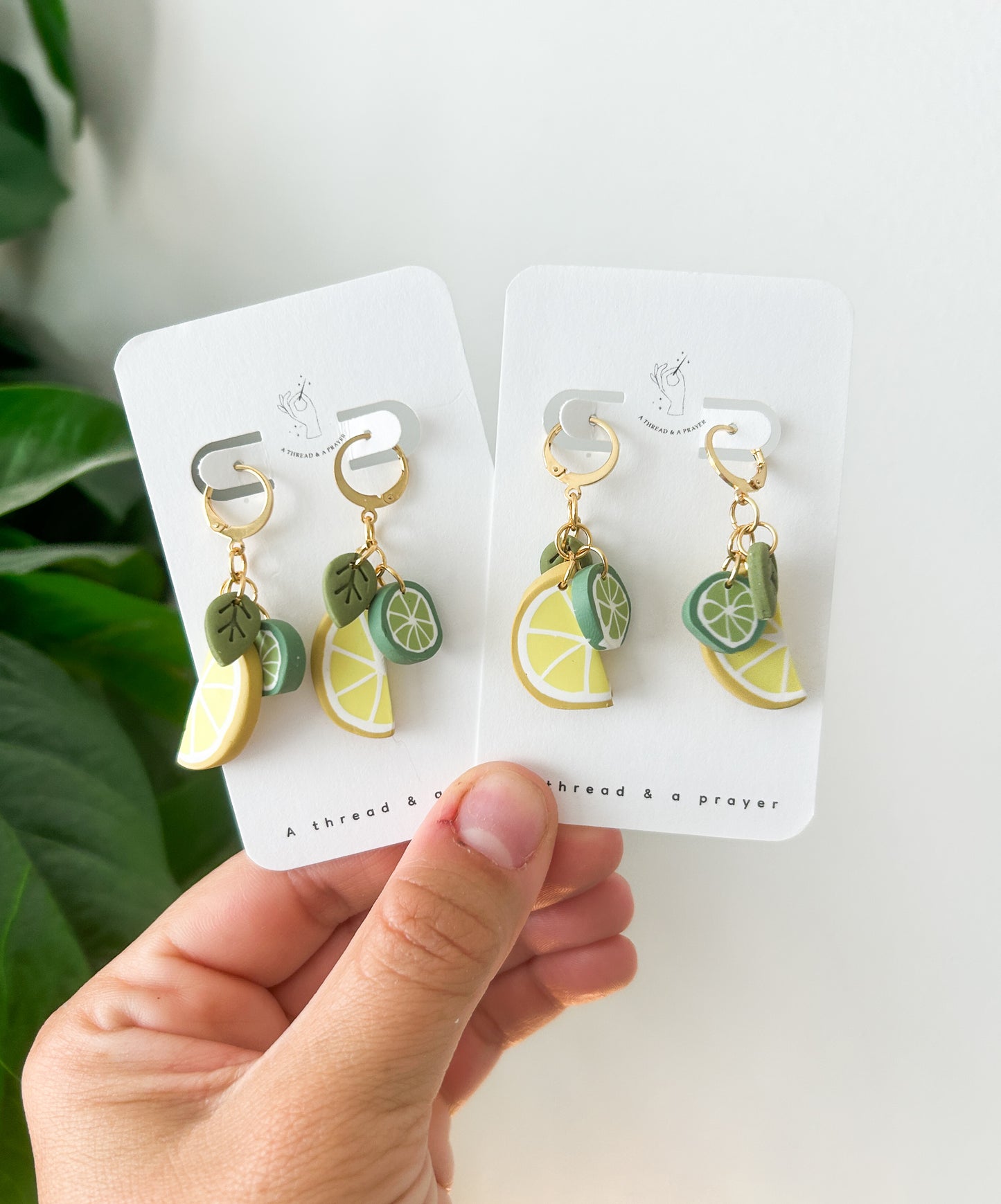 Citrus Summer Dangle Earrings | Summer Earrings | Trendy Styles | Lightweight | Summer Styles