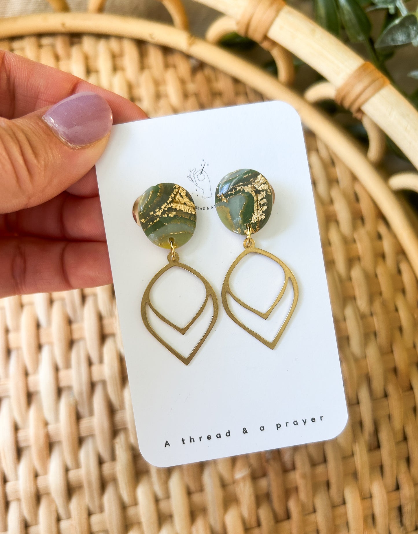 Spring style Faux Clay Earrings | Summer Fashion | Resin Earrings | Statement Earrings | Lightweight