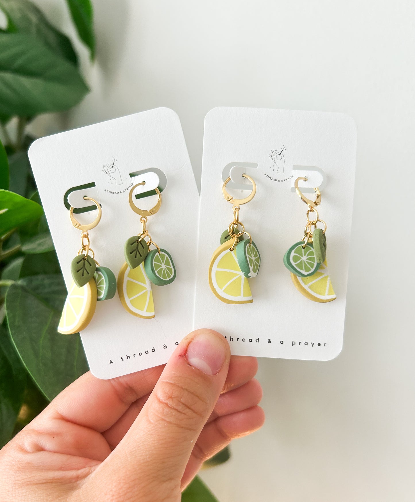 Citrus Summer Dangle Earrings | Summer Earrings | Trendy Styles | Lightweight | Summer Styles
