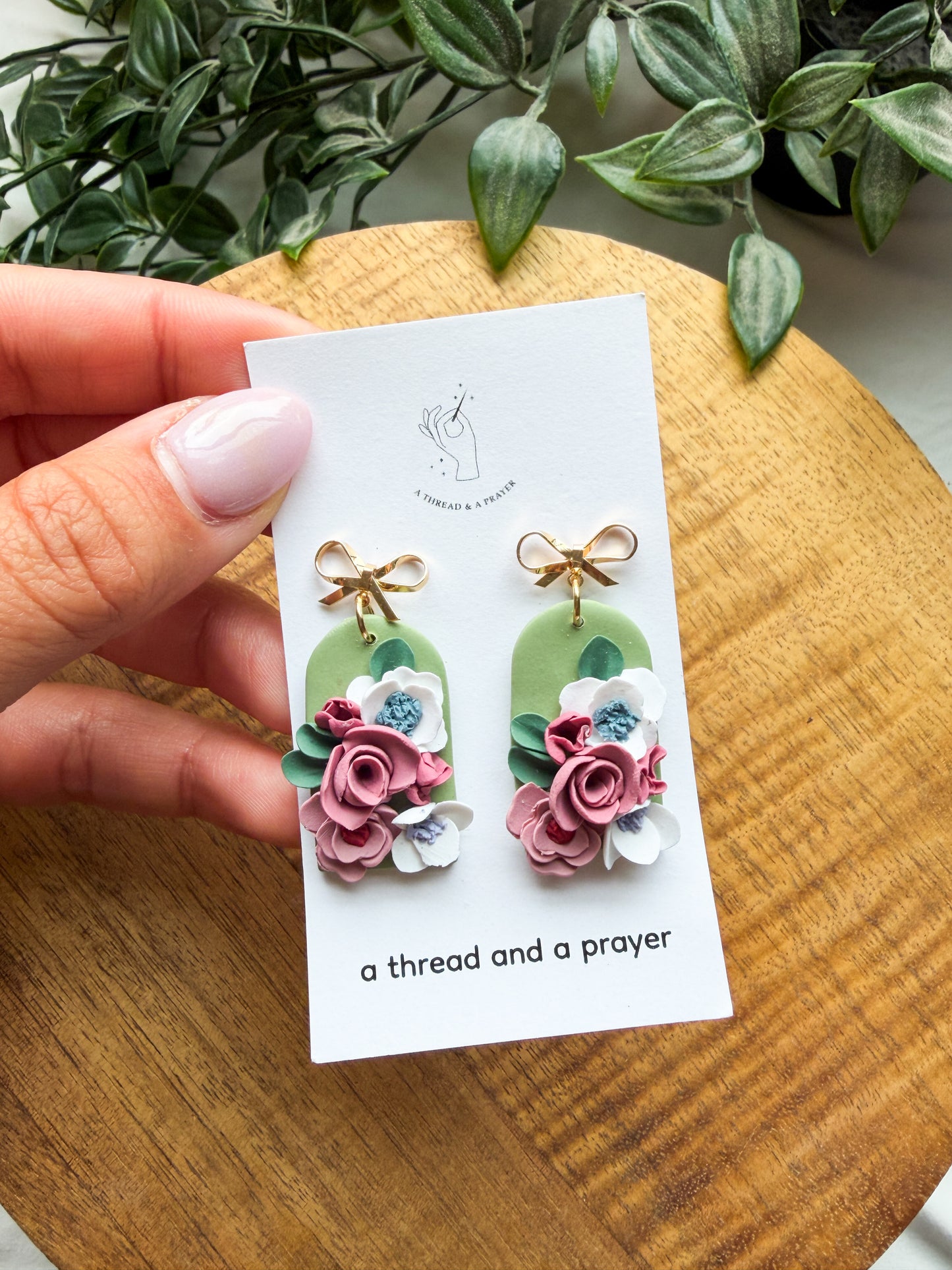 Bright Vibes Summer Floral Earrings
