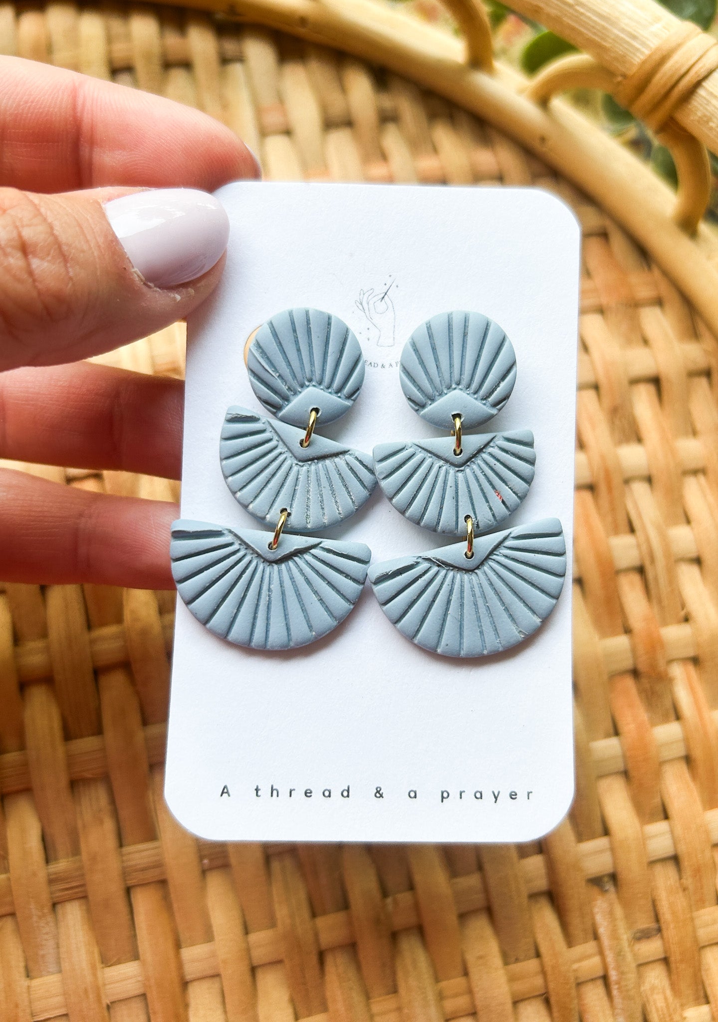 Boho Embossed Clay Earrings | Summer Earrings | Summer Styles | Fun Colors