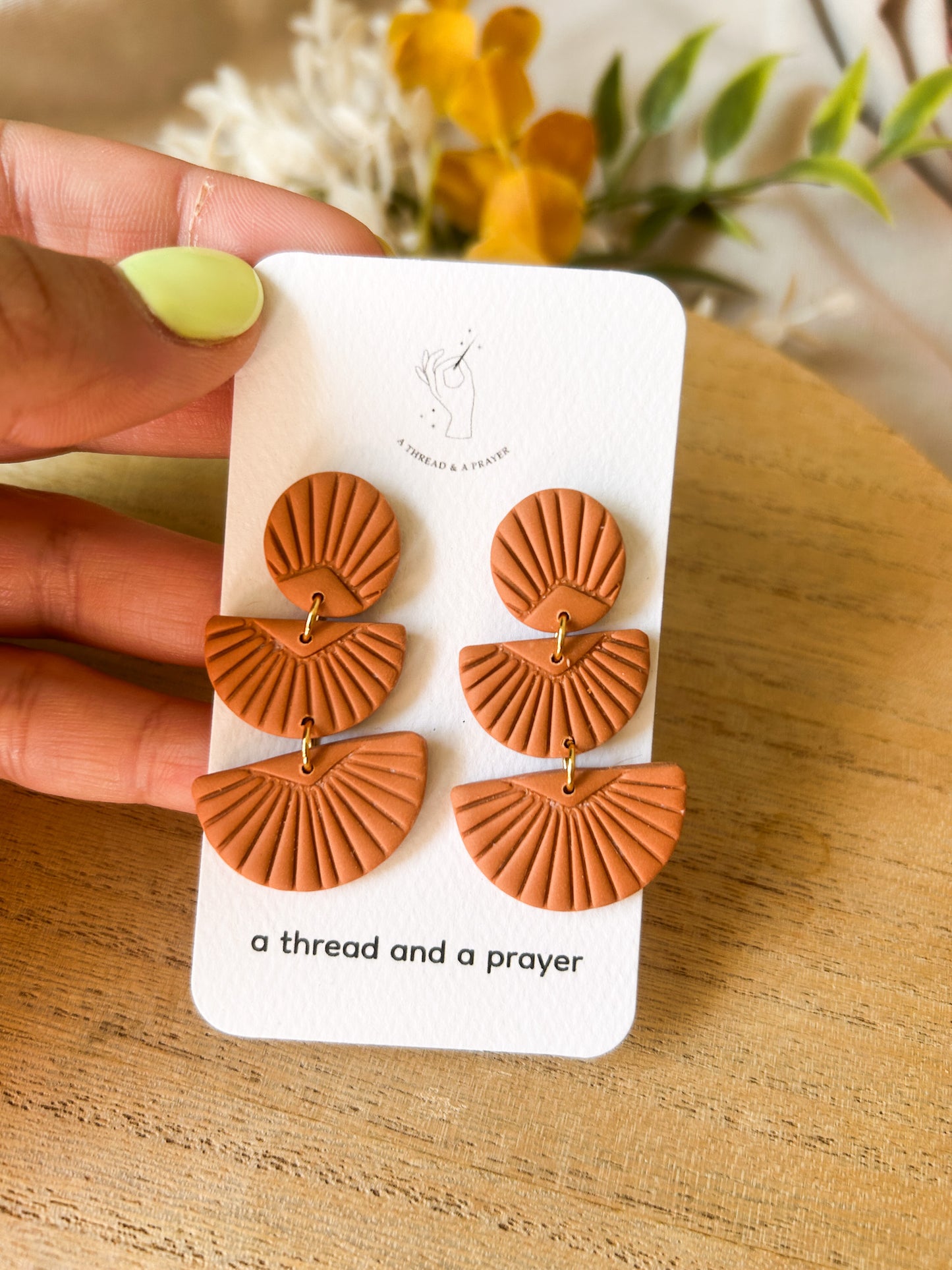 Fall Boho Basics | Earth Tones | Clay Earrings | Autumn Styles