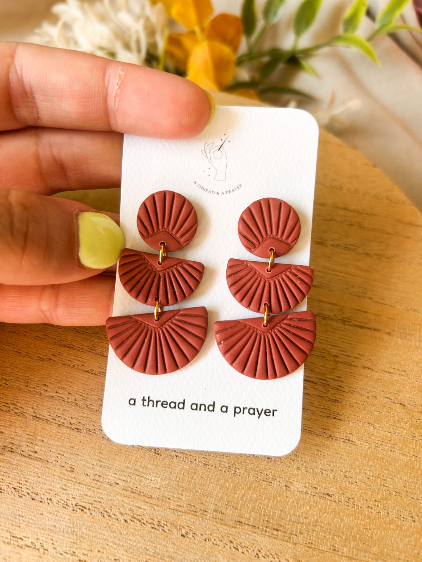 Fall Boho Basics | Earth Tones | Clay Earrings | Autumn Styles