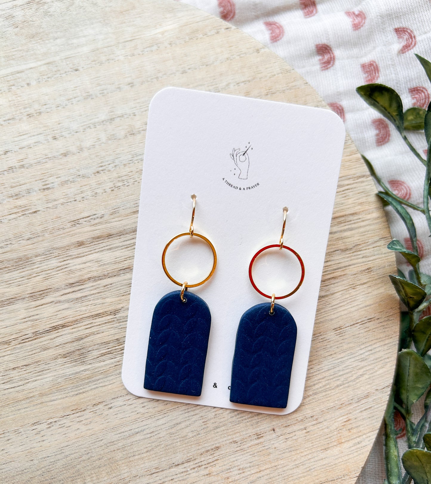Autumn Whimsy Basic Clay Earrings | Gold | Fall Fashion | Autumn Color Earrings | Statement Earrings | Lightweight