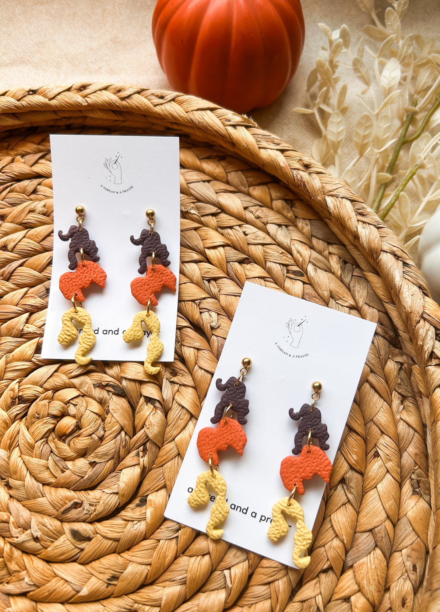 Hocus Pocus Sisters Earrings | Halloween | Witches | Movie Earrings | Lightweight