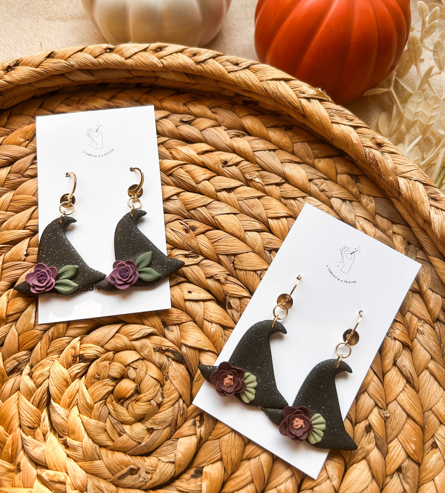 Calling all Witches | Halloween Earrings | Witch Hats | Spells and Spooky | Lightweight