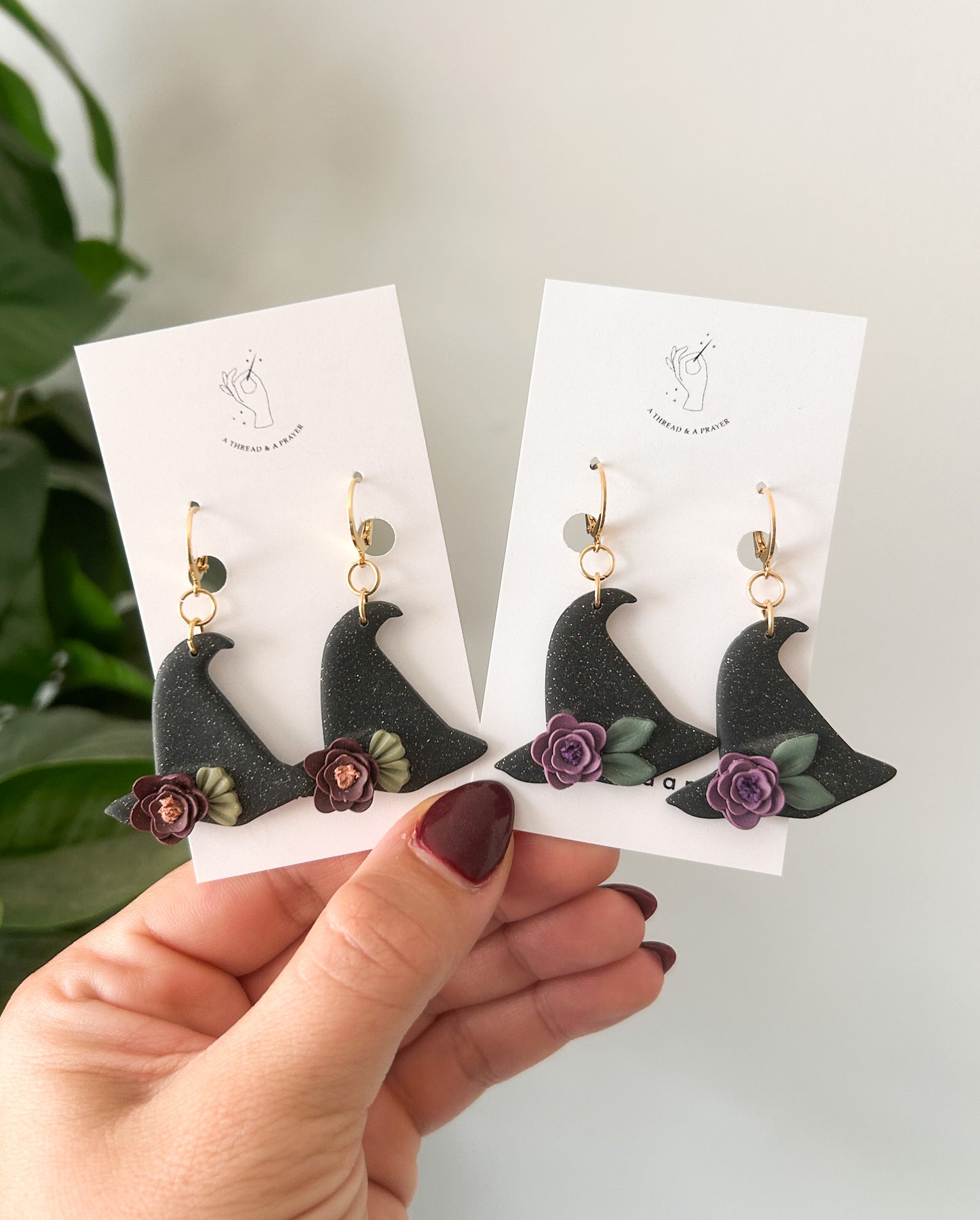 Calling all Witches | Halloween Earrings | Witch Hats | Spells and Spooky | Lightweight