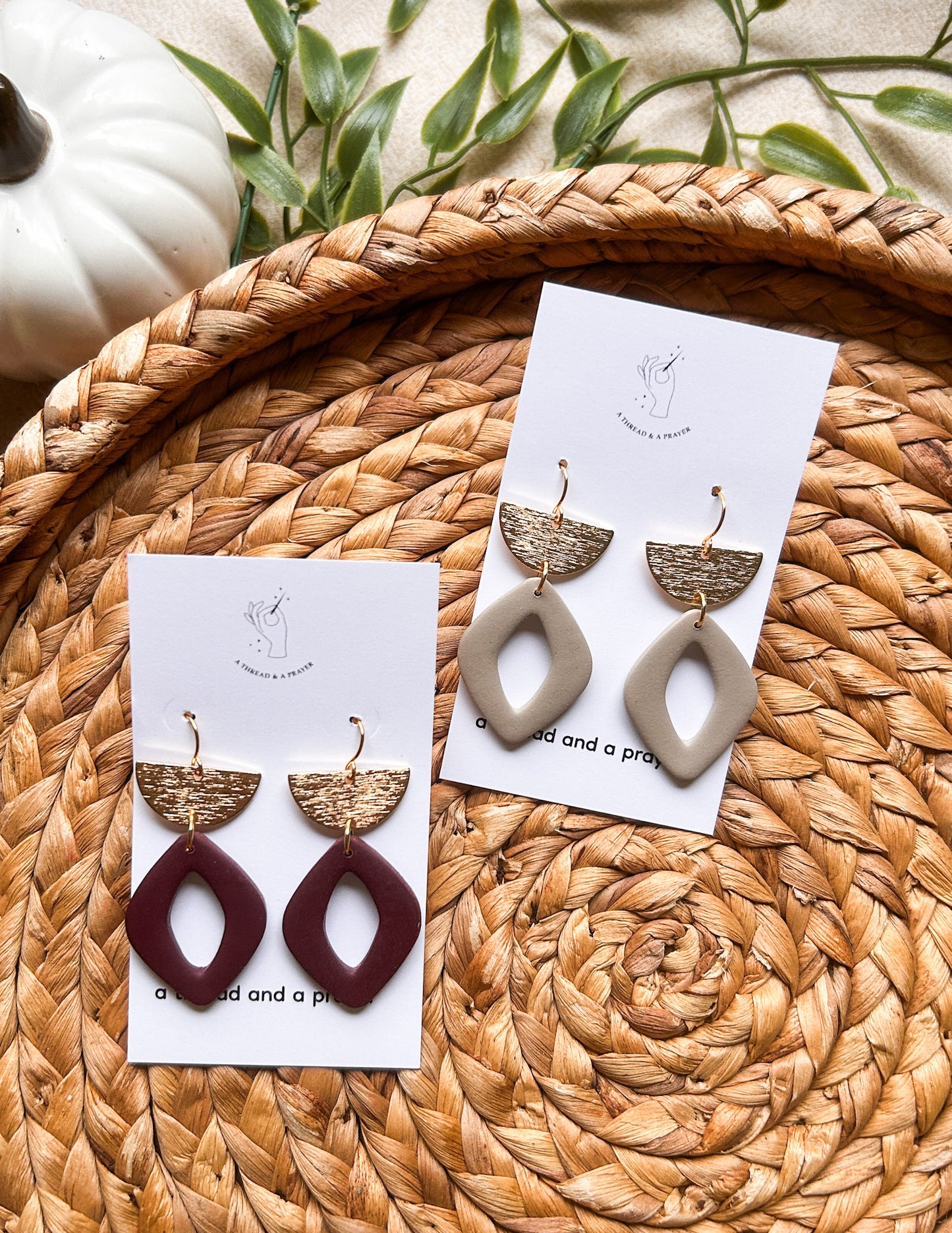 Clay Boho Basics Fall Styles | Earth Tones | Clay Earrings | Autumn Styles