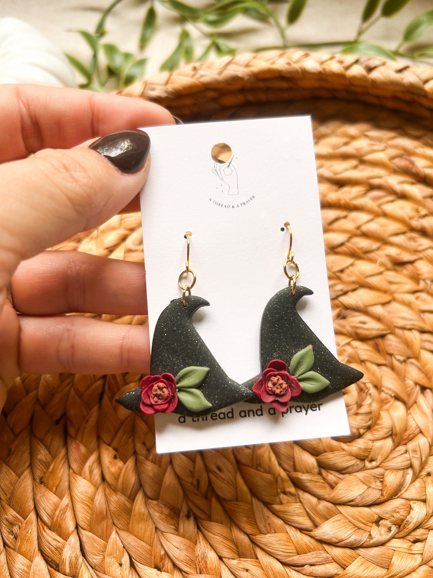 Witches Night Out | Halloween Earrings | Witch Hats | Spells and Spooky | Lightweight