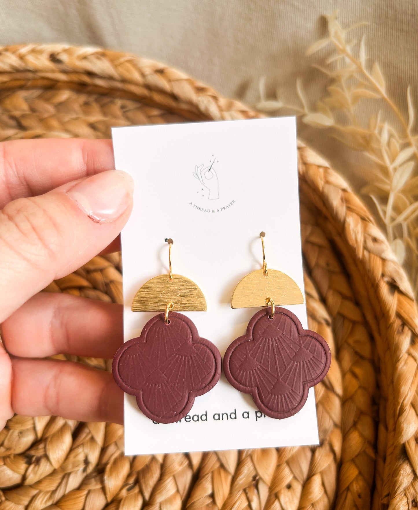 Basic Winter Earring Styles | Earth Tones | Clay Earrings | Winter Colors