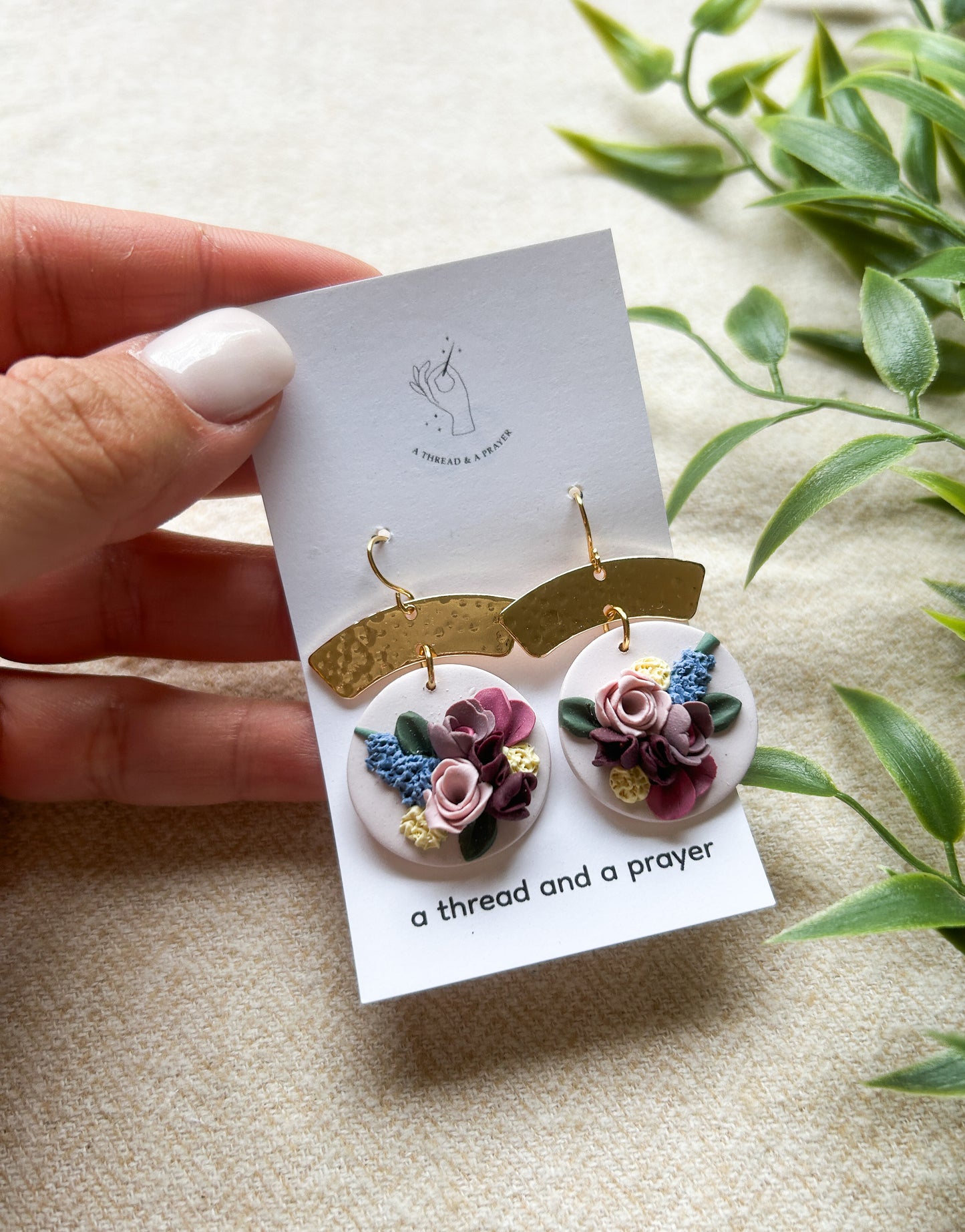 Spring Flower Garden Earrings
