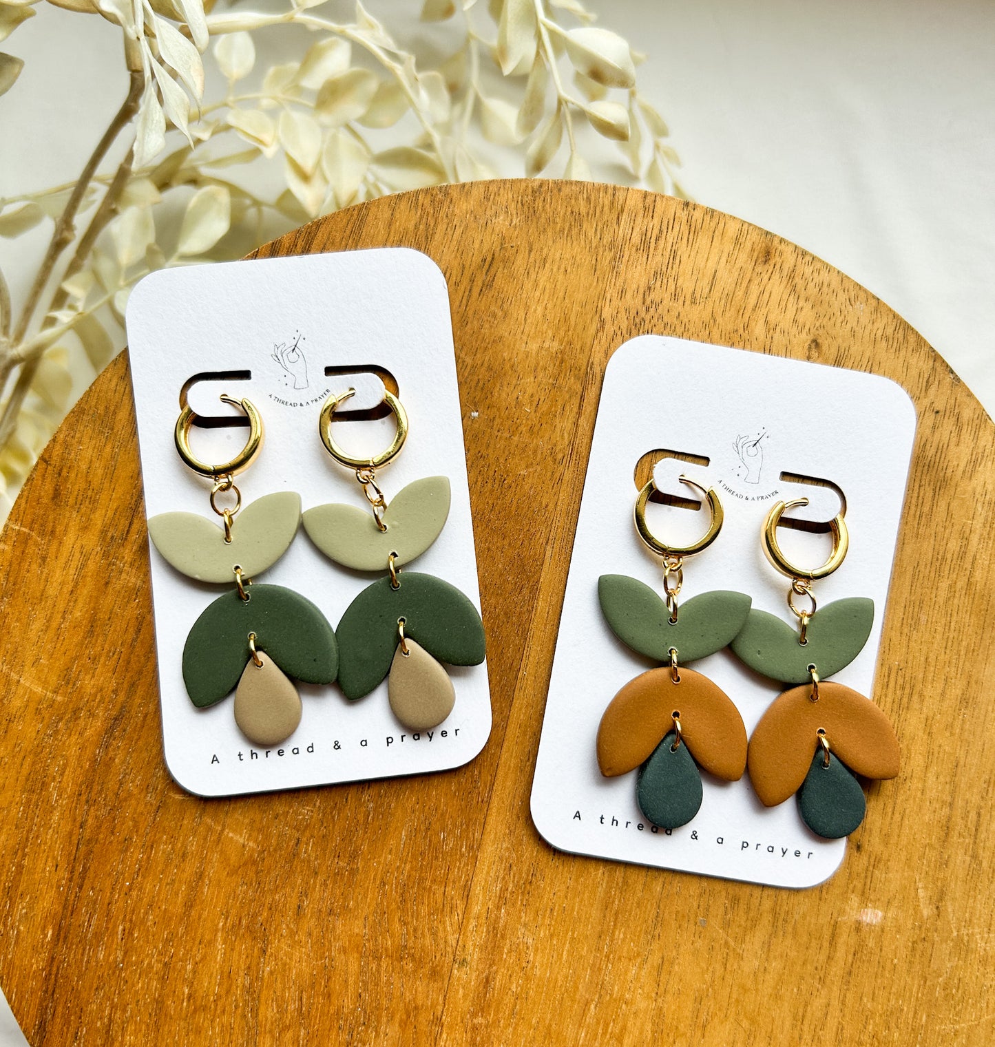 Everyday Funk Cute Clay Earrings | Winter | Fall Clay Earrings | Dainty | Lightweight
