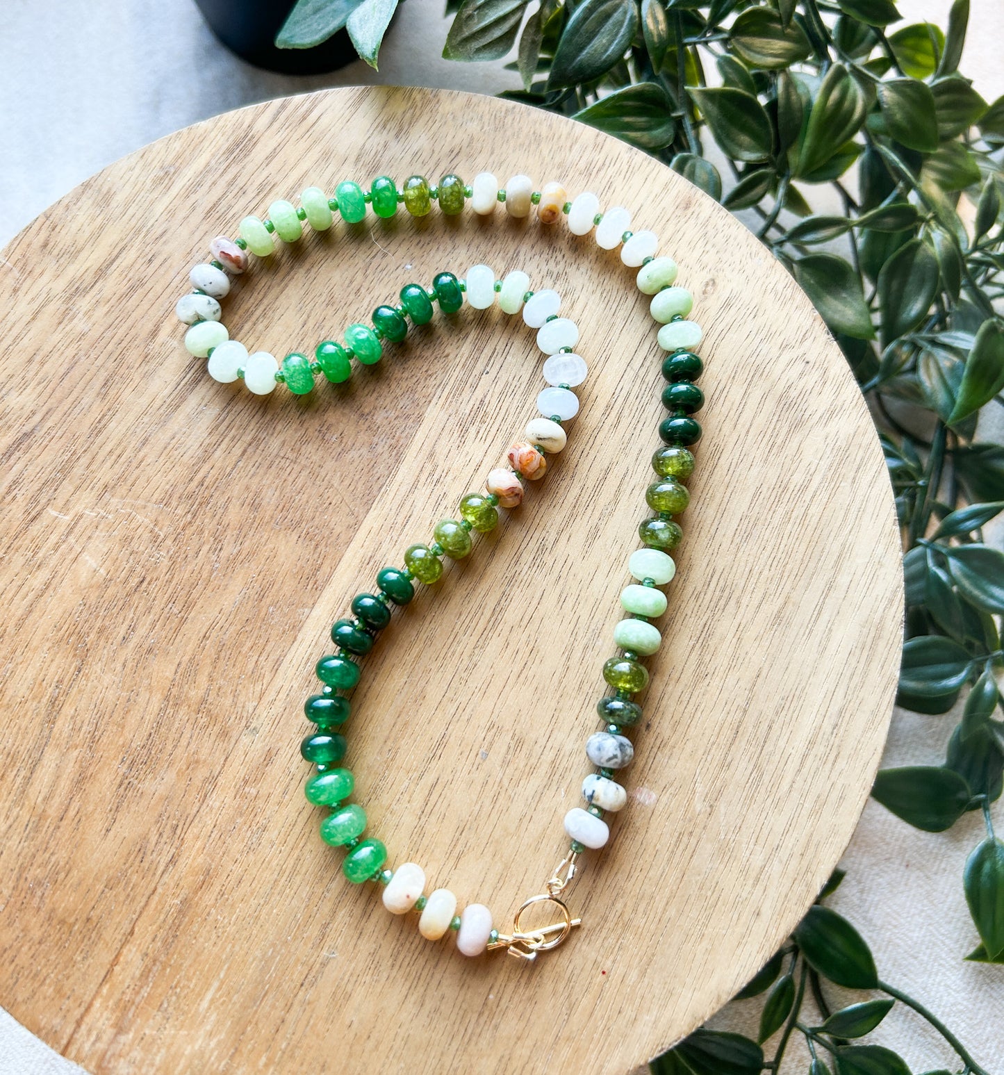 Springtime Colors Chunky Trend Necklaces | Rondelle Beads | Colorful Style | Stacking Jewelry | Layering Necklace | Spring