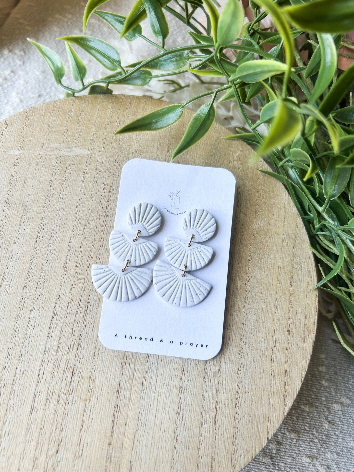 Everyday Boho Stack | Neutral Clay Earrings | Summer Styles