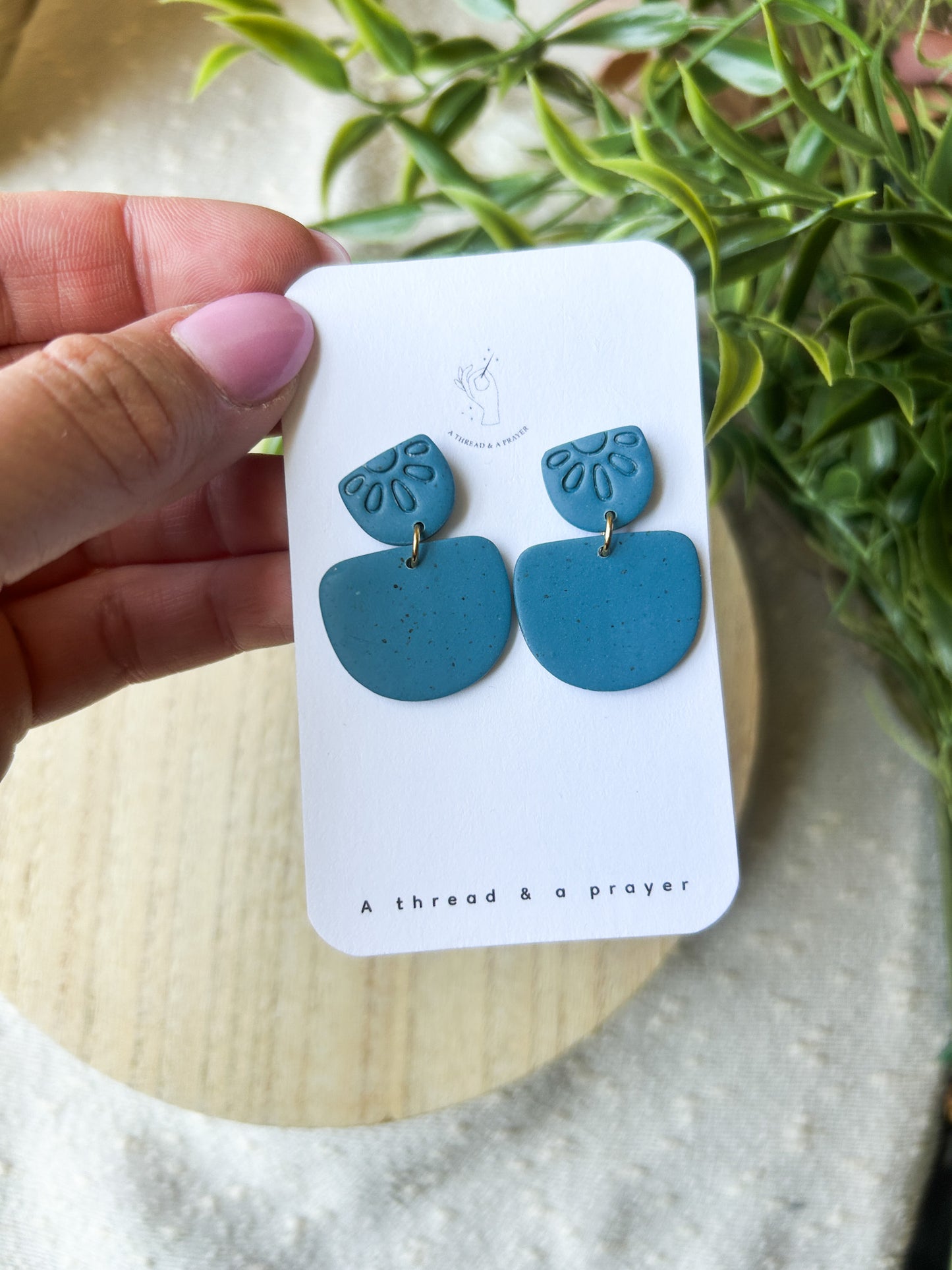 Simple and Cute Summer Basic Clay Earrings
