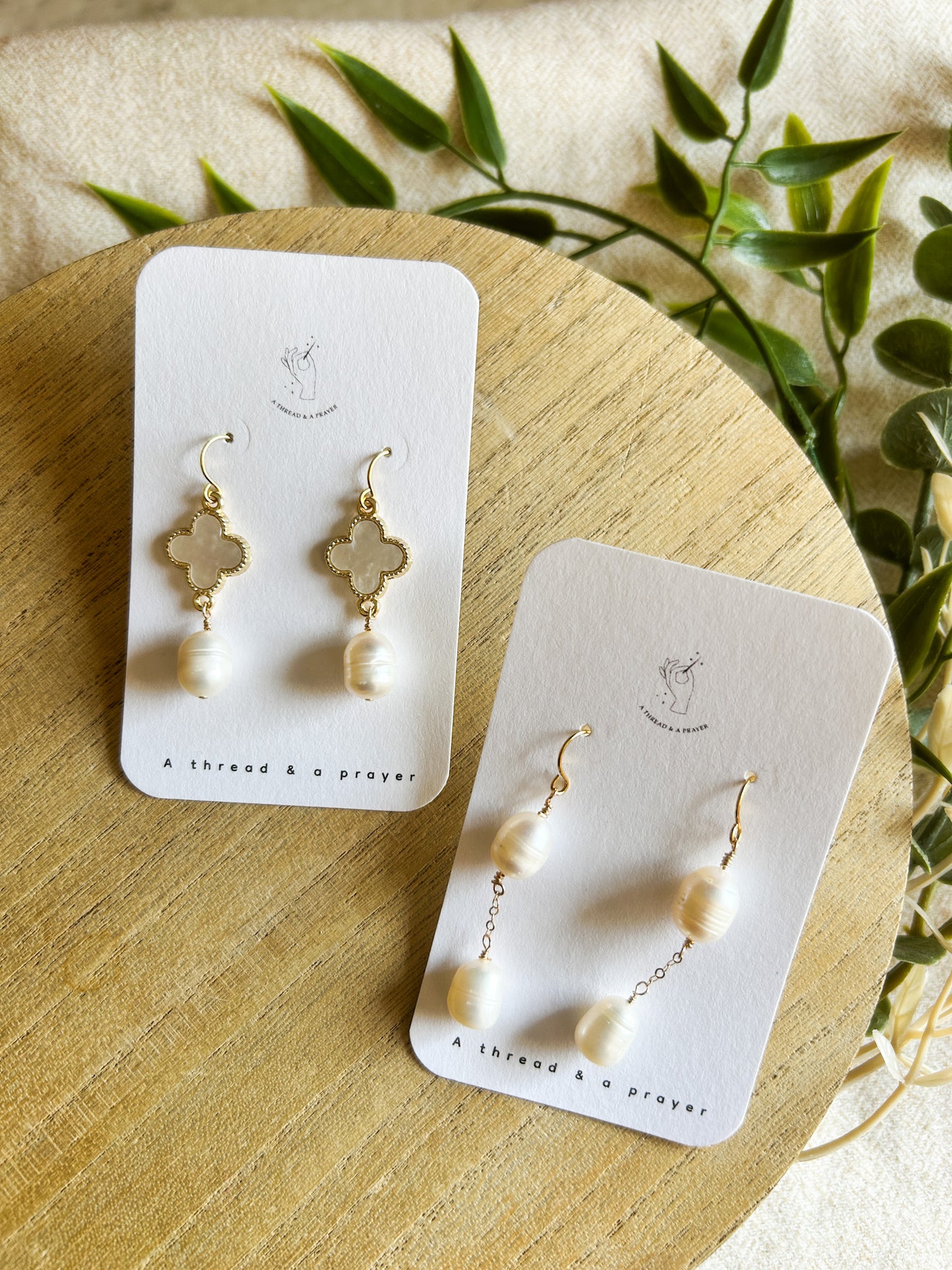Classic Pearl Earrings | Mother's Day Gifts | Bridal | Summer Earrings | Dainty | Lightweight | Classic