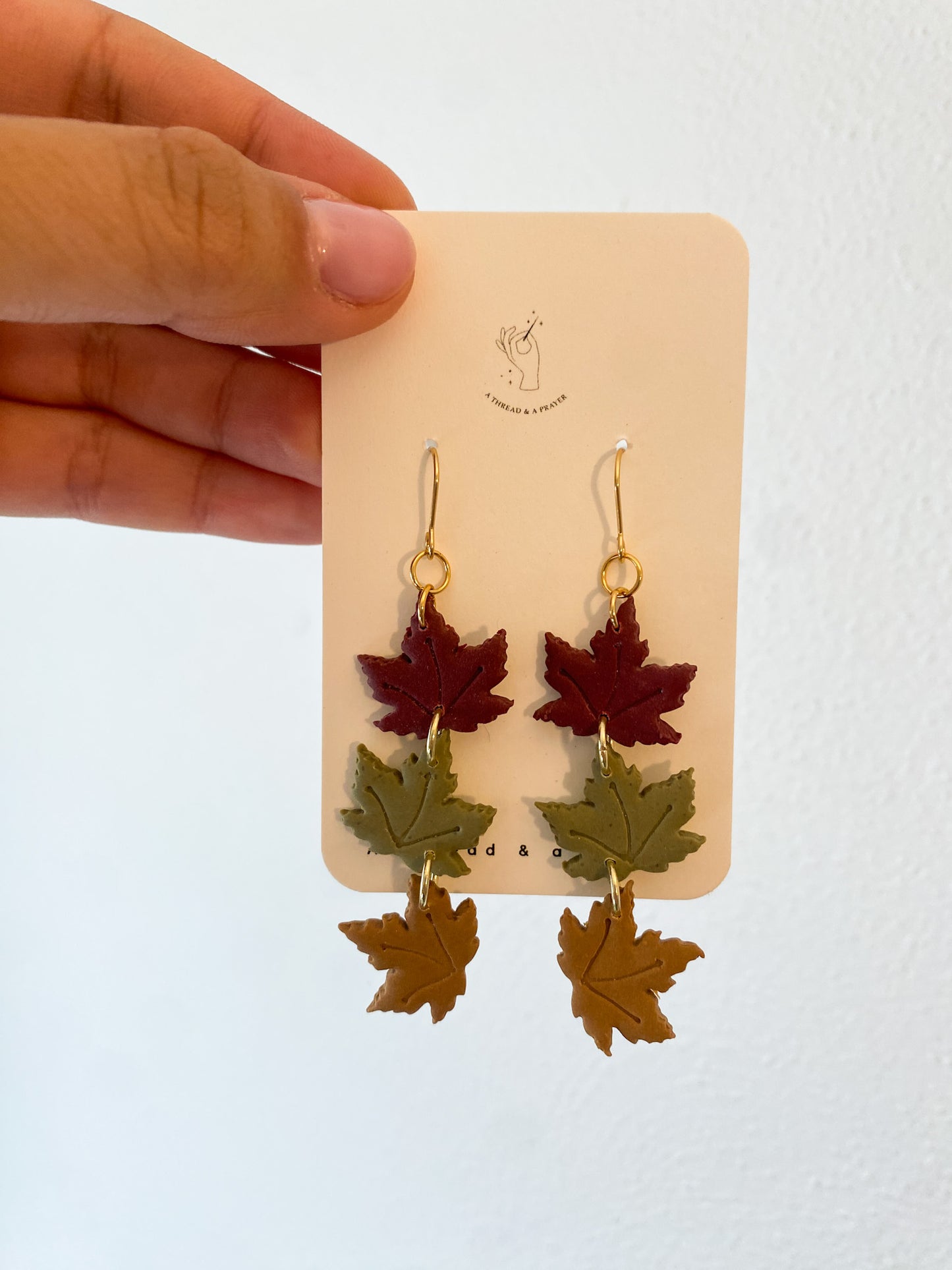 Falling Leaves | Maple Leaf Earrings | Big Bold Style | Autumn Earrings | Fall Accessories