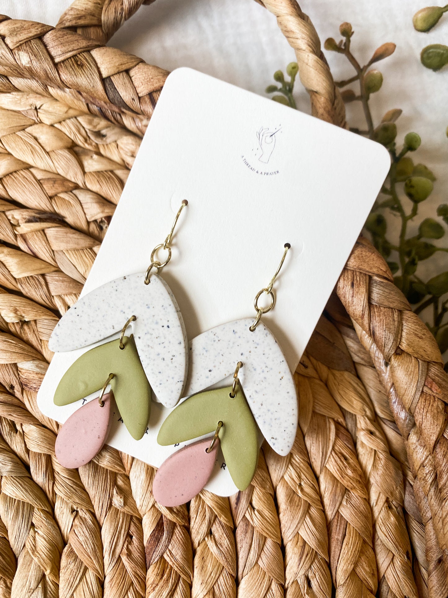 Spring Style Trendy Clay Earrings