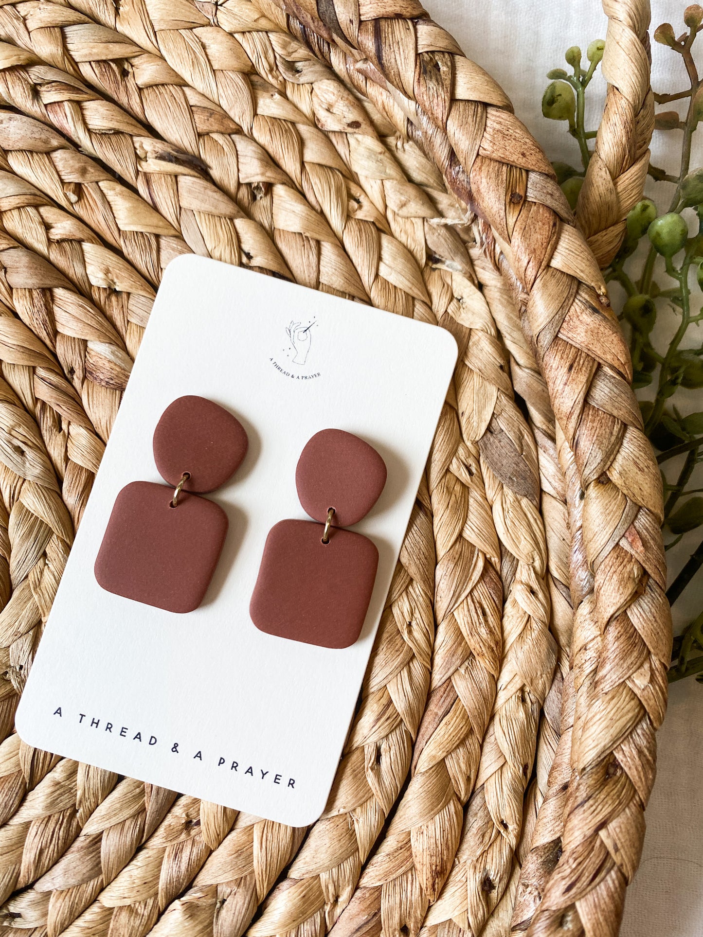 Everyday Wear Cute Mini Dangles | Clay Earrings | Lightweight