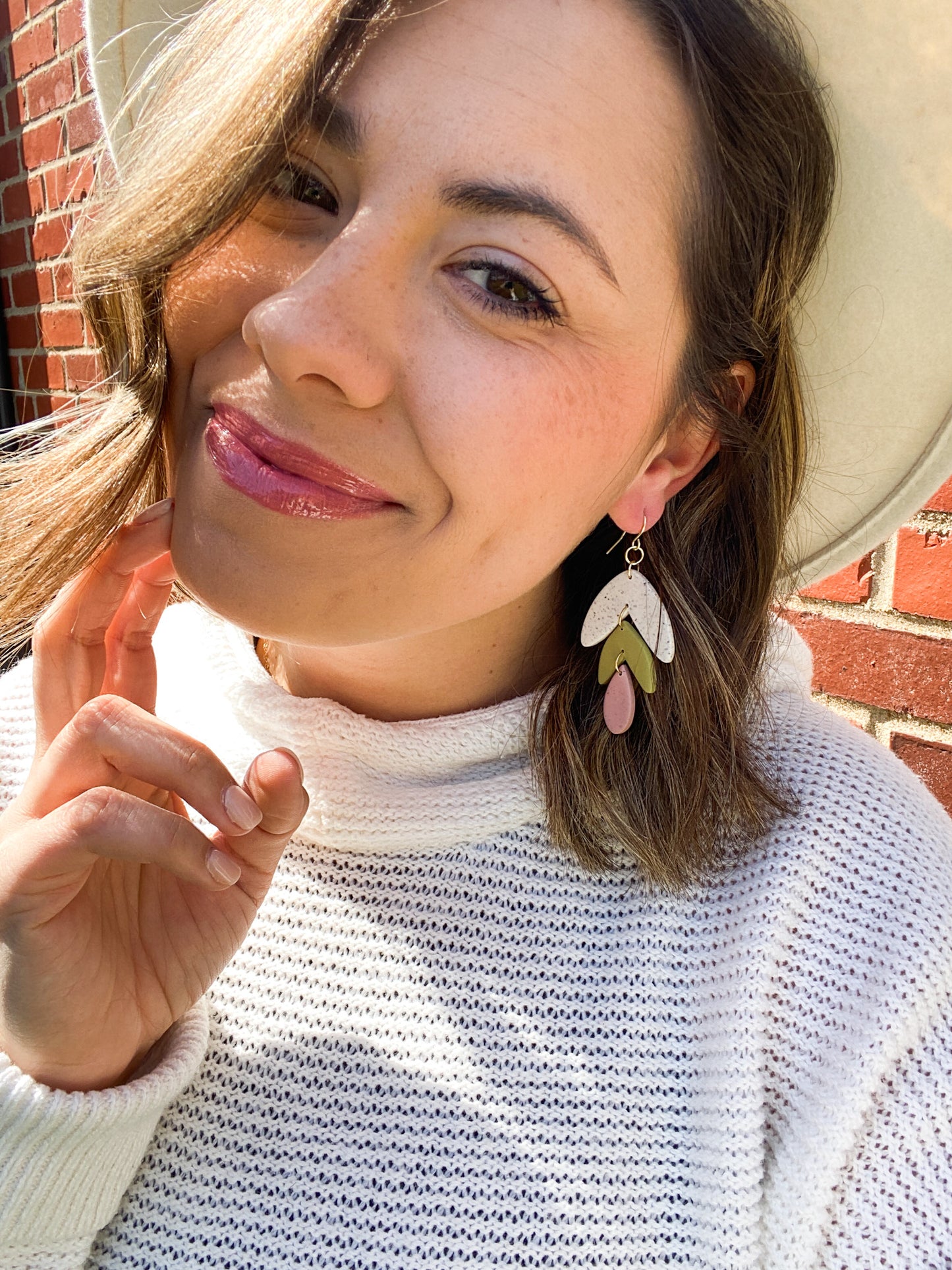 Spring Style Trendy Clay Earrings