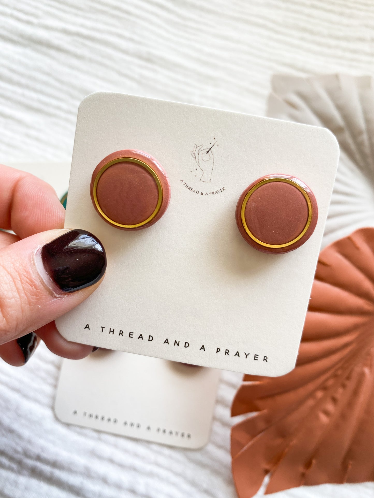 Cute and Shiny Circle Earring Studs