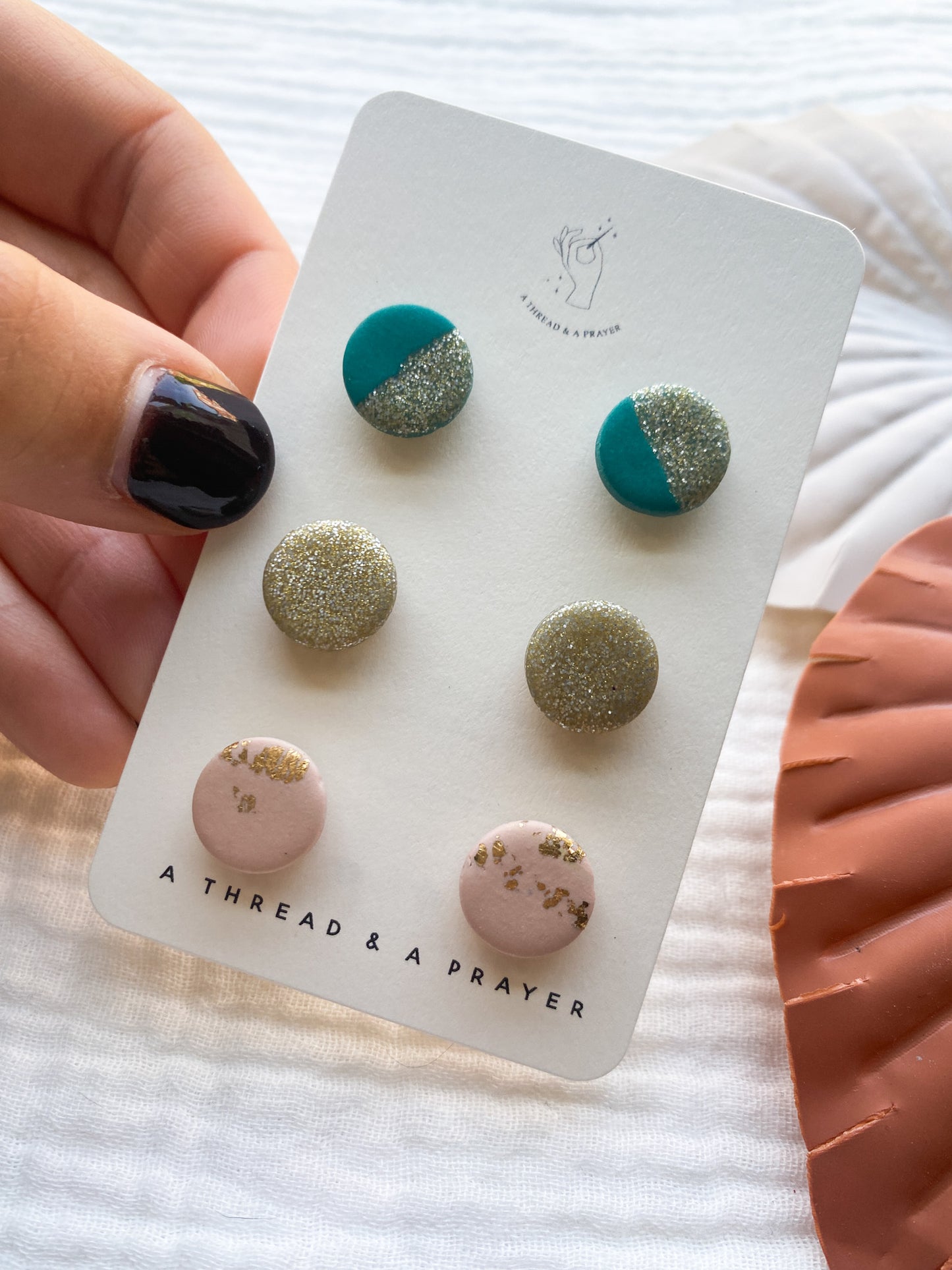 Cute and Dainty Glitter Stud Pack