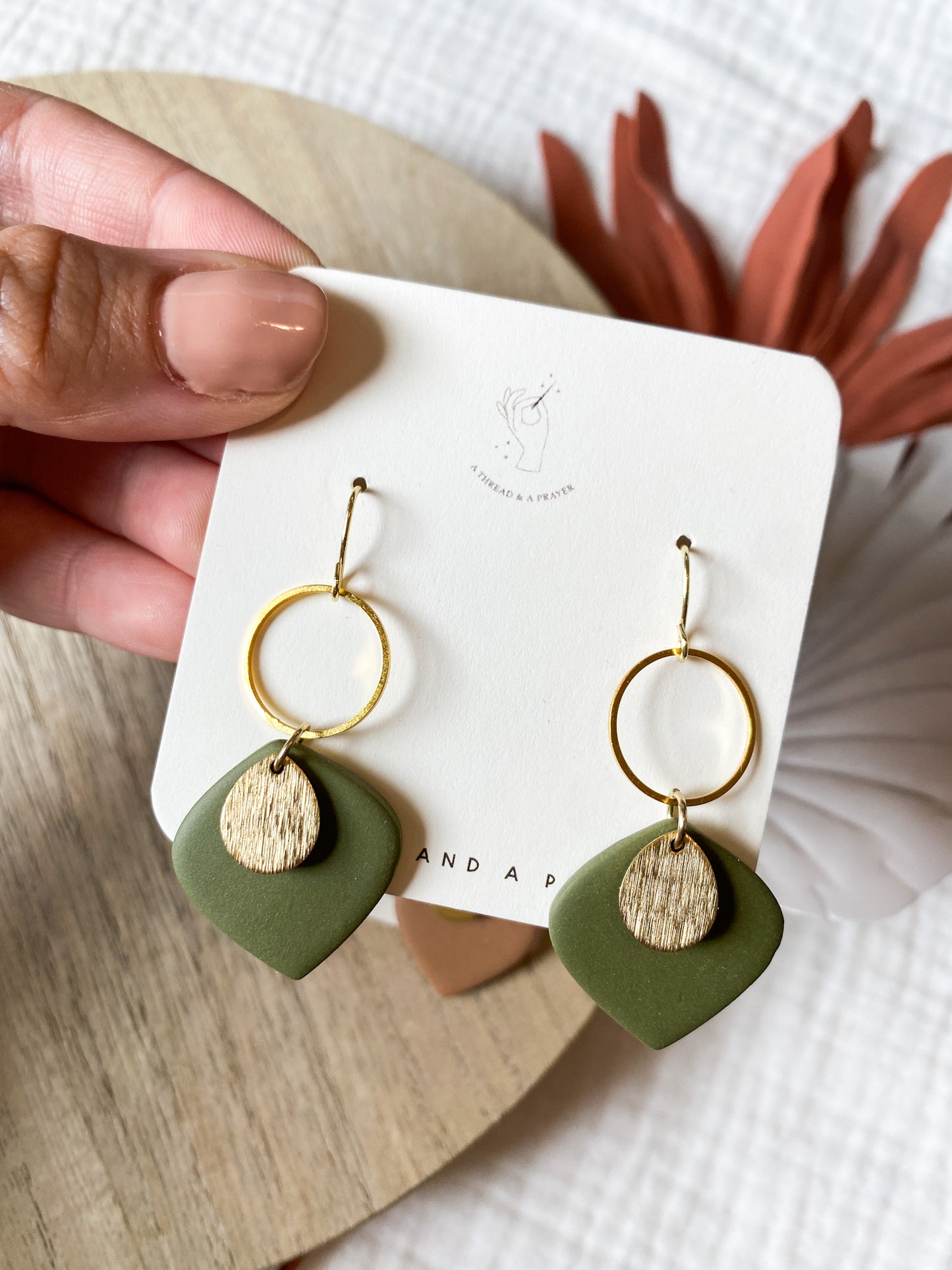 Dainty Autumn Vibes Earrings | Gold Accents | Dangle Earrings | Everyday Wear | Lightweight