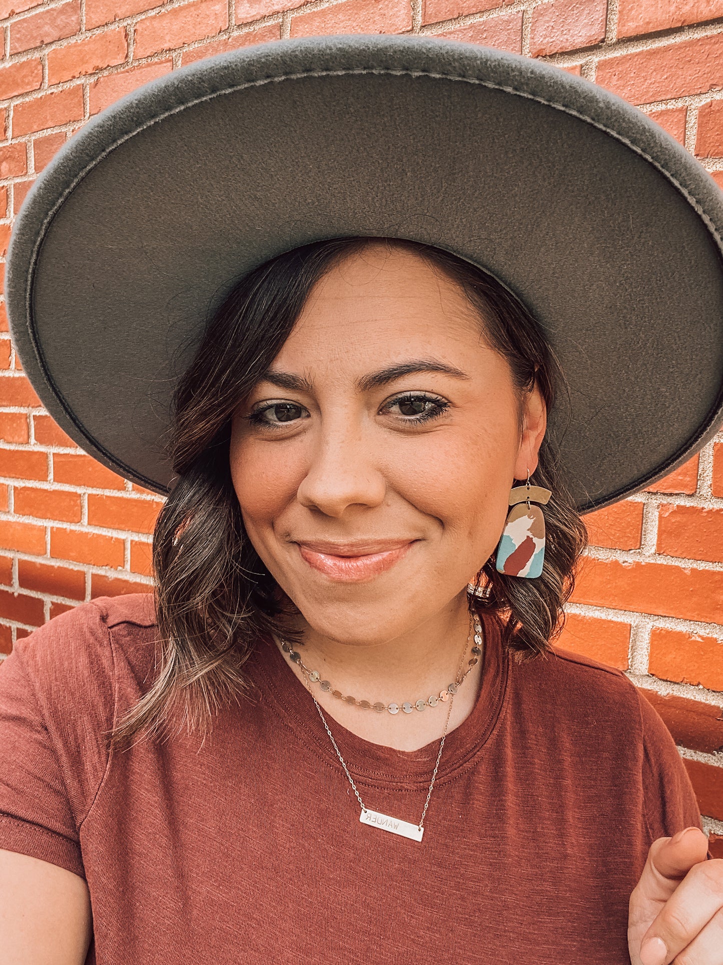 Southwest Style Terrazzo Earrings | Dangle Earrings | Everyday Wear | Lightweight