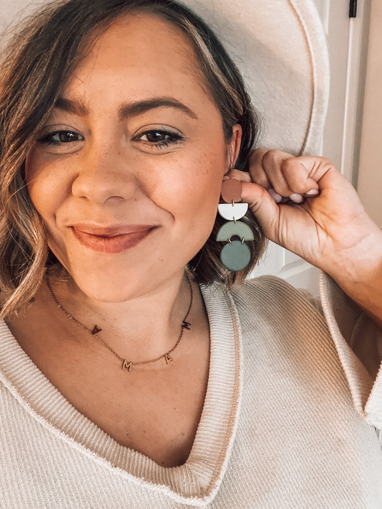 Boho and Fun Fall Colored Earrings | Green, Terracotta, Neutrals | Autumn Earrings | Statement Earrings | Lightweight