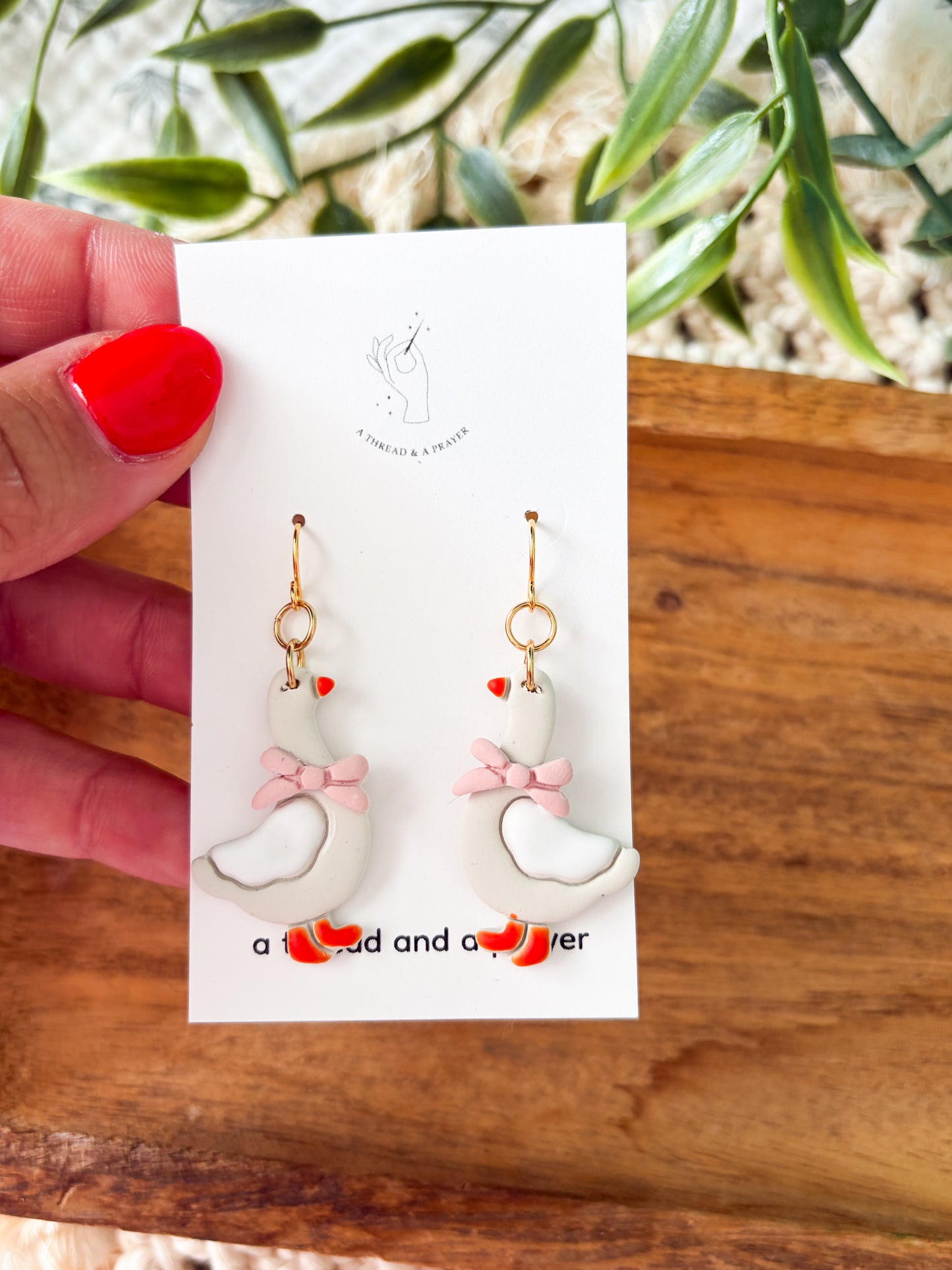 Don’t be Fowl - Chicken and Goose Earrings