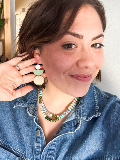 Bright & Cute Dangle Clay Earrings – Lightweight, Trendy & Easy to Style for Spring