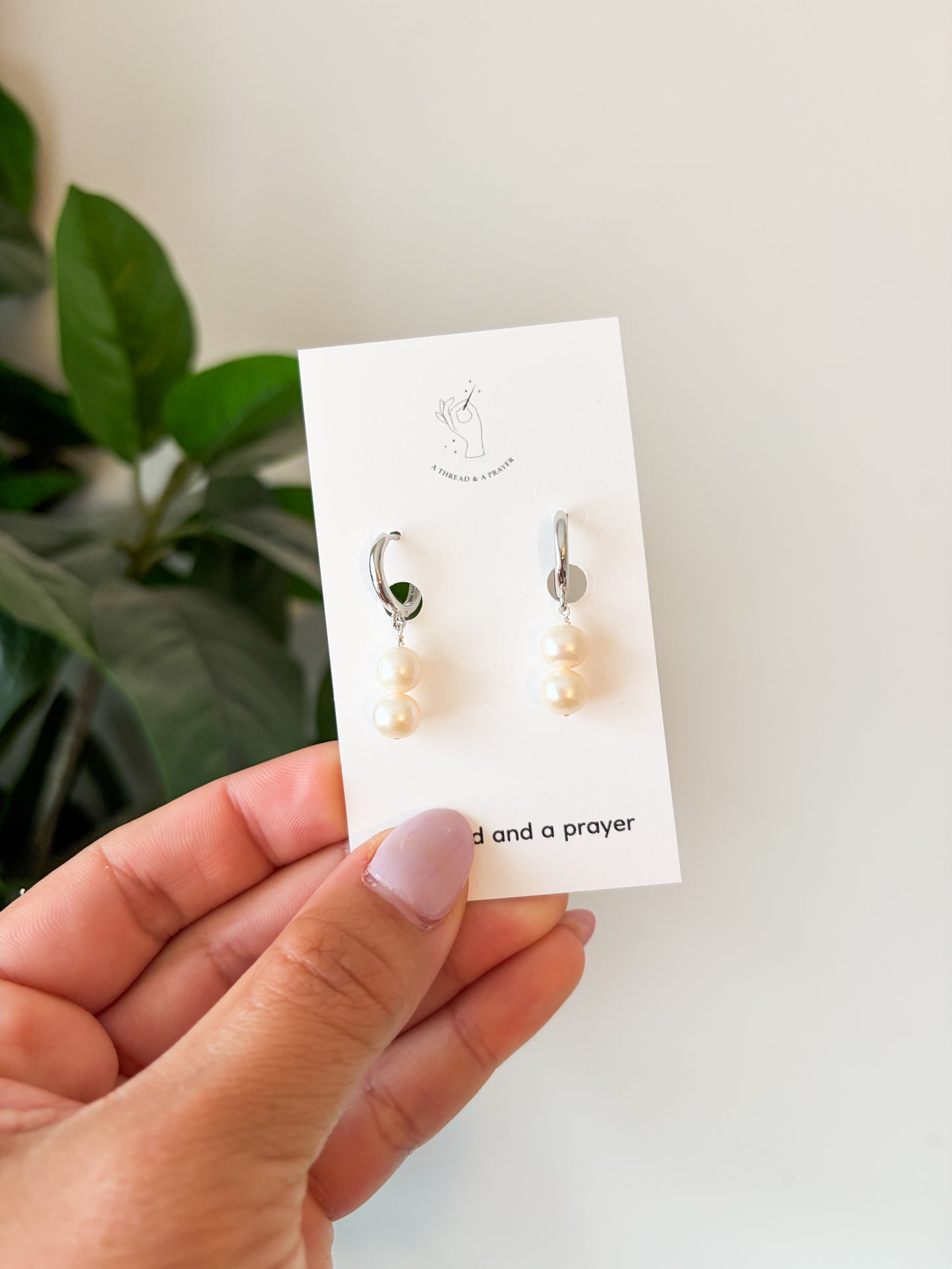 Dainty Summer Pearls in Silver