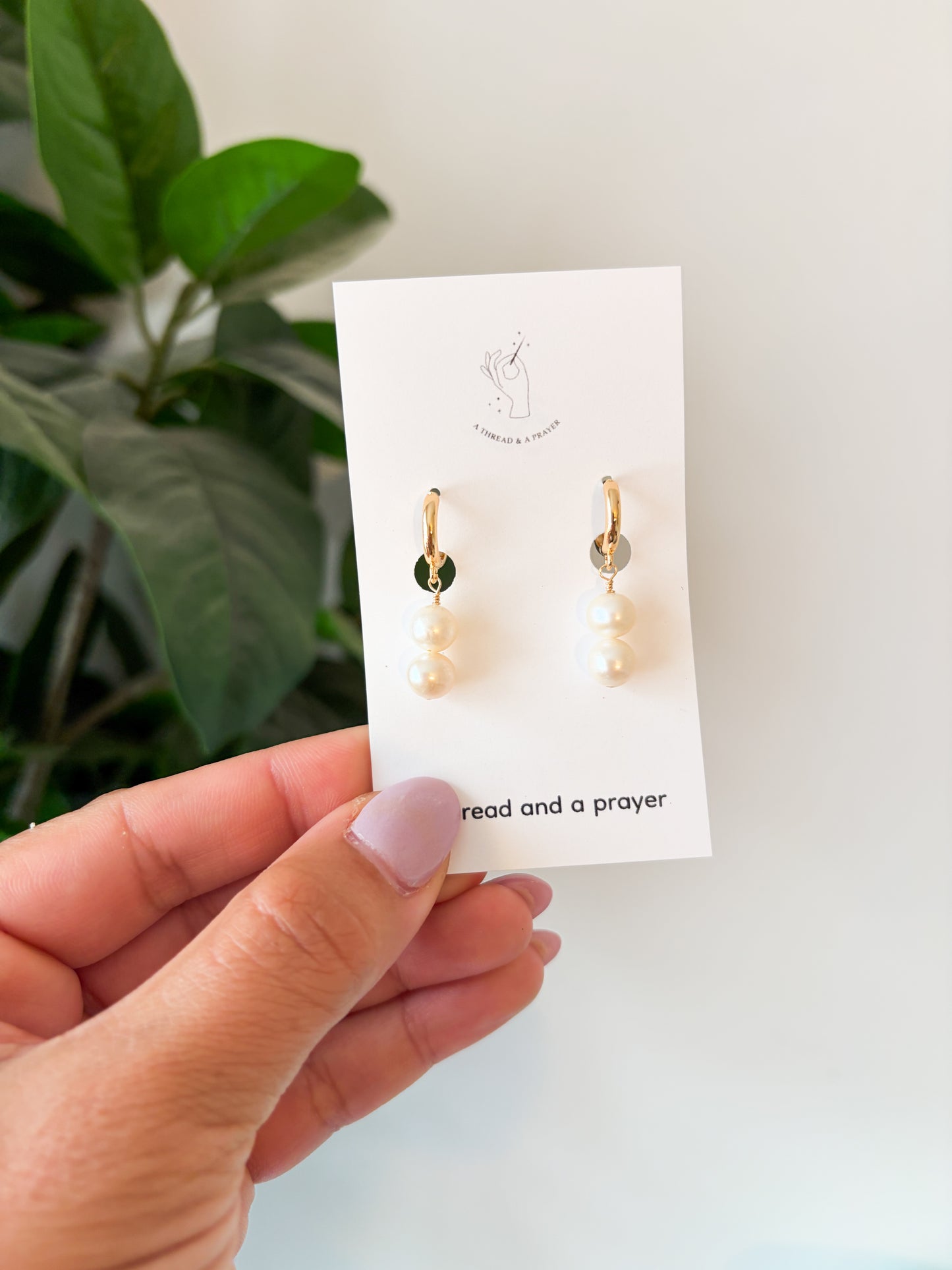 Dainty Summer Pearls in Gold