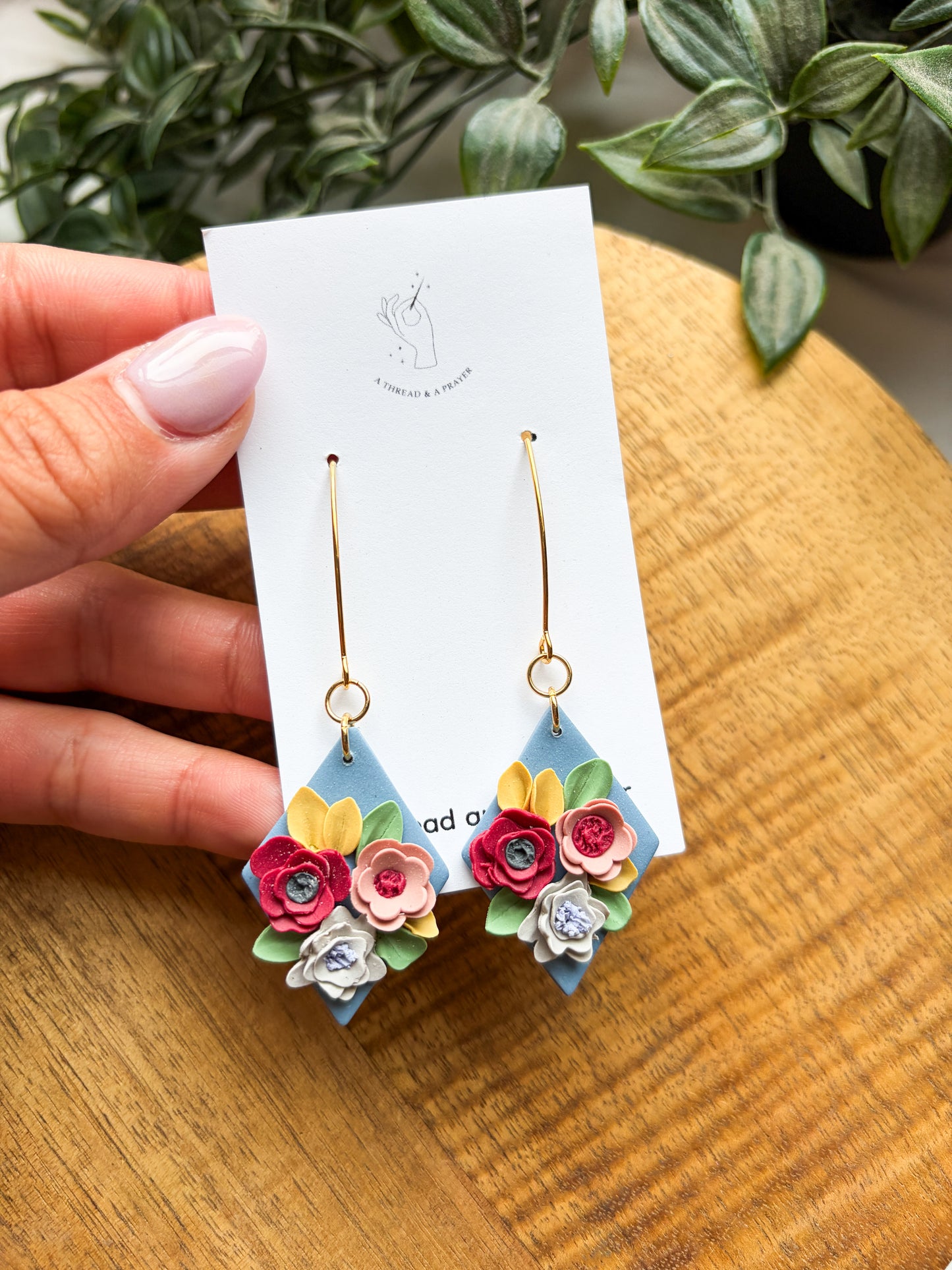Bright Vibes Summer Floral Earrings