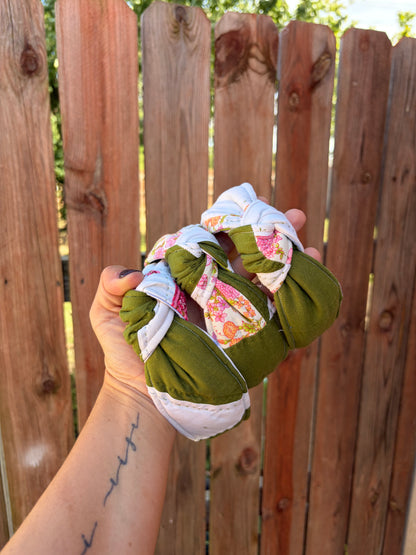 Cute Vintage Quilt Top Knot Headbands | Vintage | Comfy Headbands | Patchwork Quilt