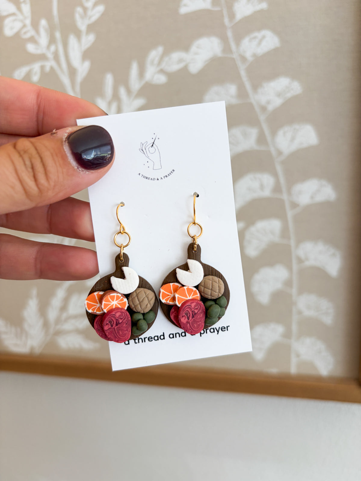 Girl Dinner Charcuterie Board Earrings