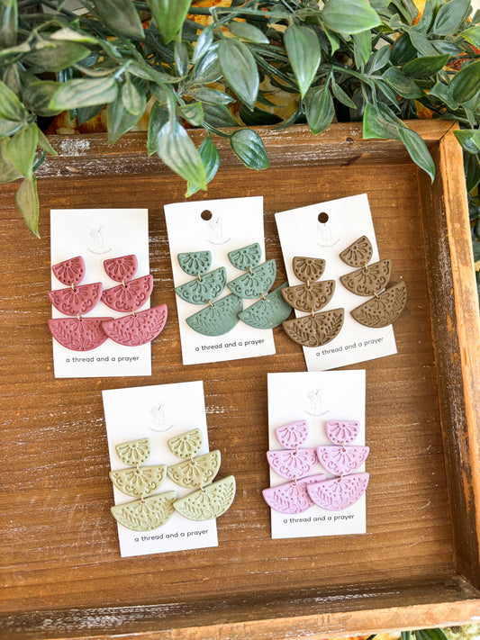 Gorgeous Fall Boho Earrings