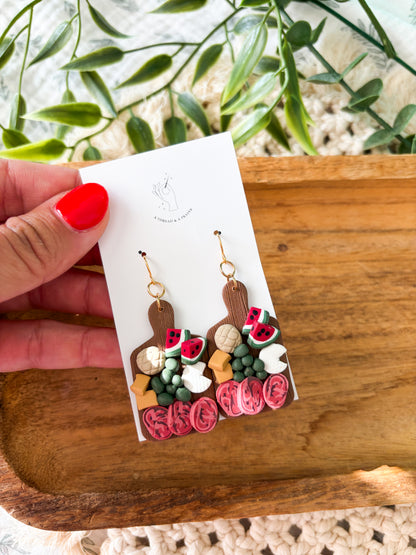 Summer Charcuterie Board Earrings