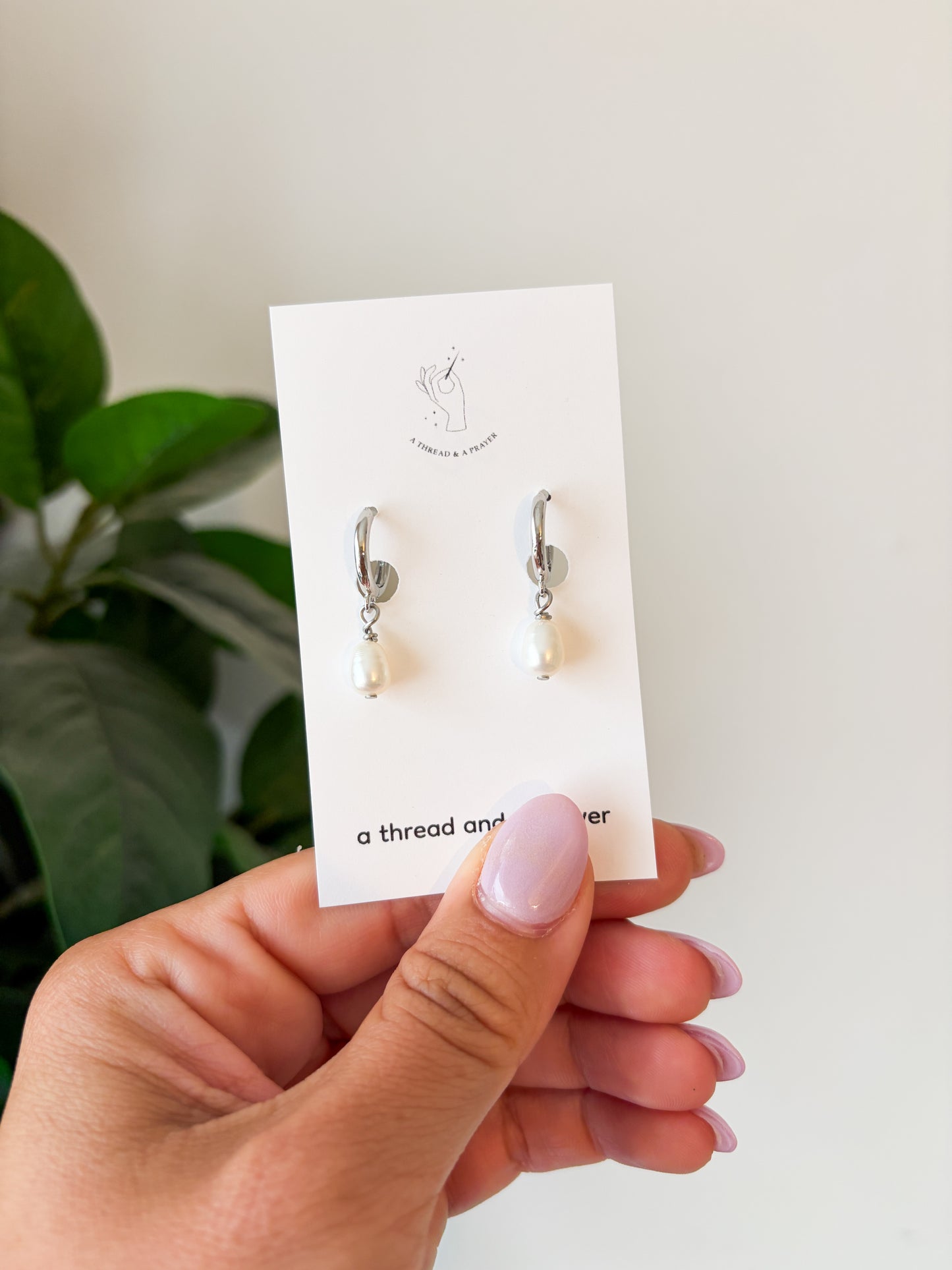 Dainty Summer Pearls in Silver
