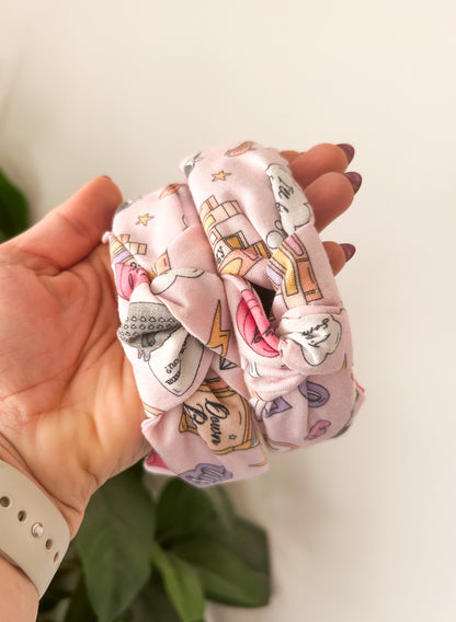 Eras Tour Top Knot Fabric Headbands | Cute Headband | Swift Icons | Giftable | Comfy Headband | Spring Styles | Swiftie