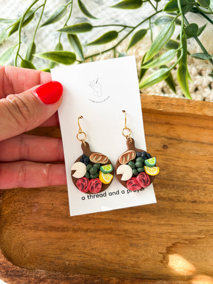 Summer Charcuterie Board Earrings