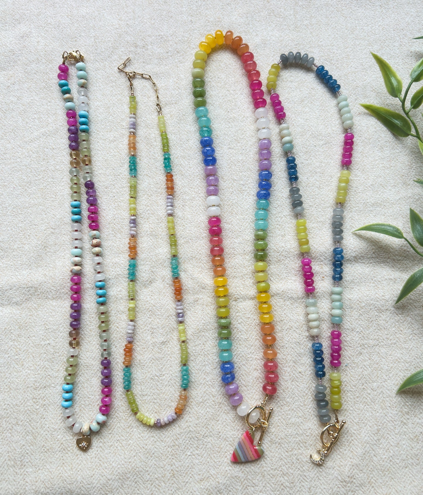 Spring Whimsy Chunky Necklaces | Summer Necklace | Trend Alert | Colorful Style |  Stacking Jewelry | Layering Necklace | Candy Vibes