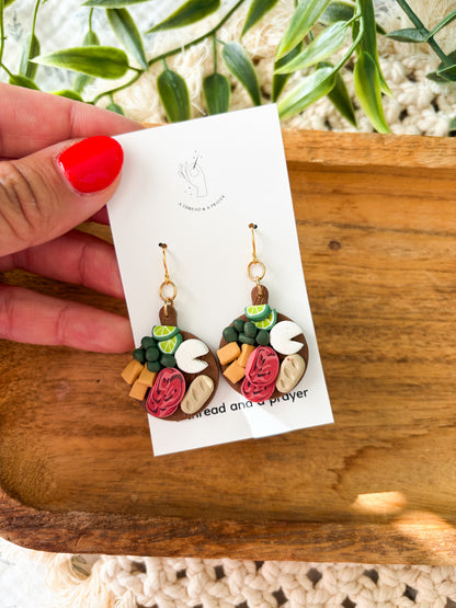 Summer Charcuterie Board Earrings