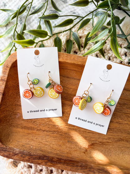 Lemon, Lime and Orange Citrus Clusters