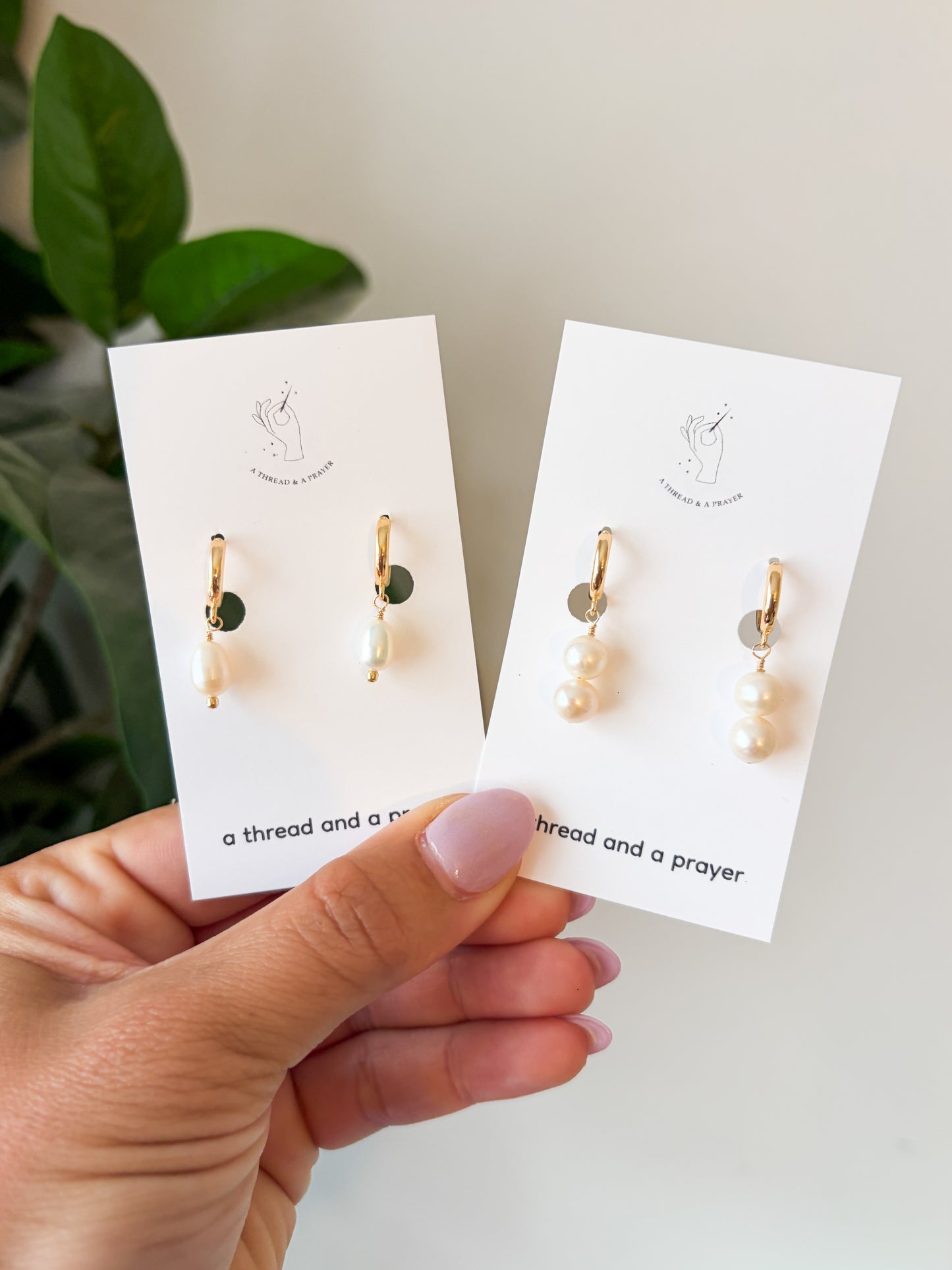 Dainty Summer Pearls in Gold