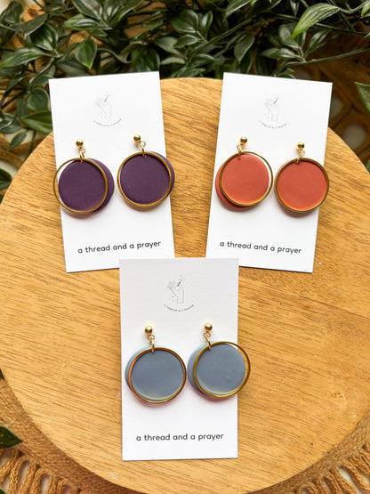 Elevated Studs | Purple, Orange and Blue