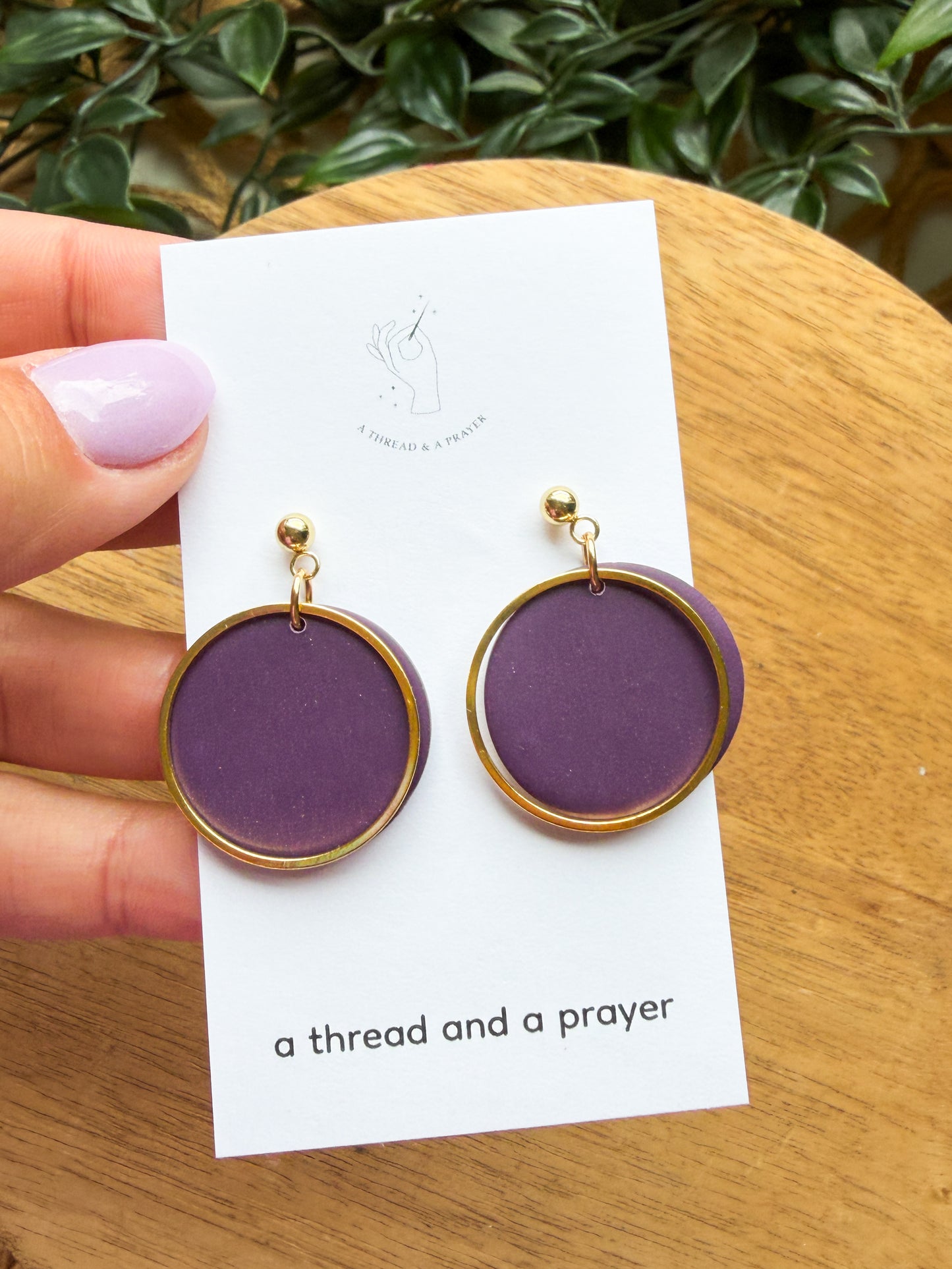 Elevated Studs | Purple, Orange and Blue