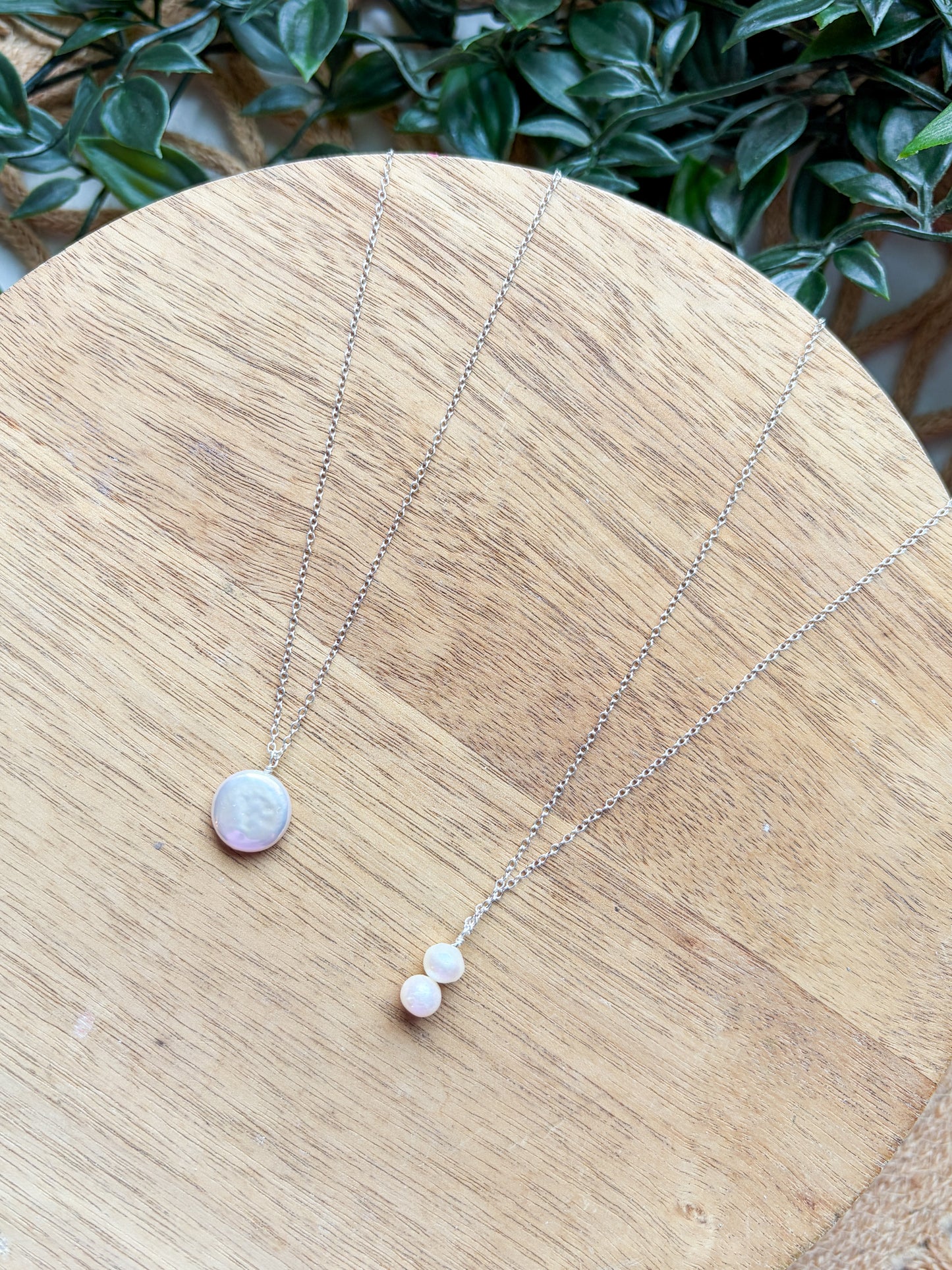 Sterling Silver Pearl Necklaces