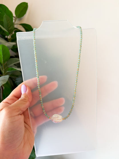 Pearl and Bead Summer Necklaces | Pearl Accent | Cute Beads | Handmade Necklaces