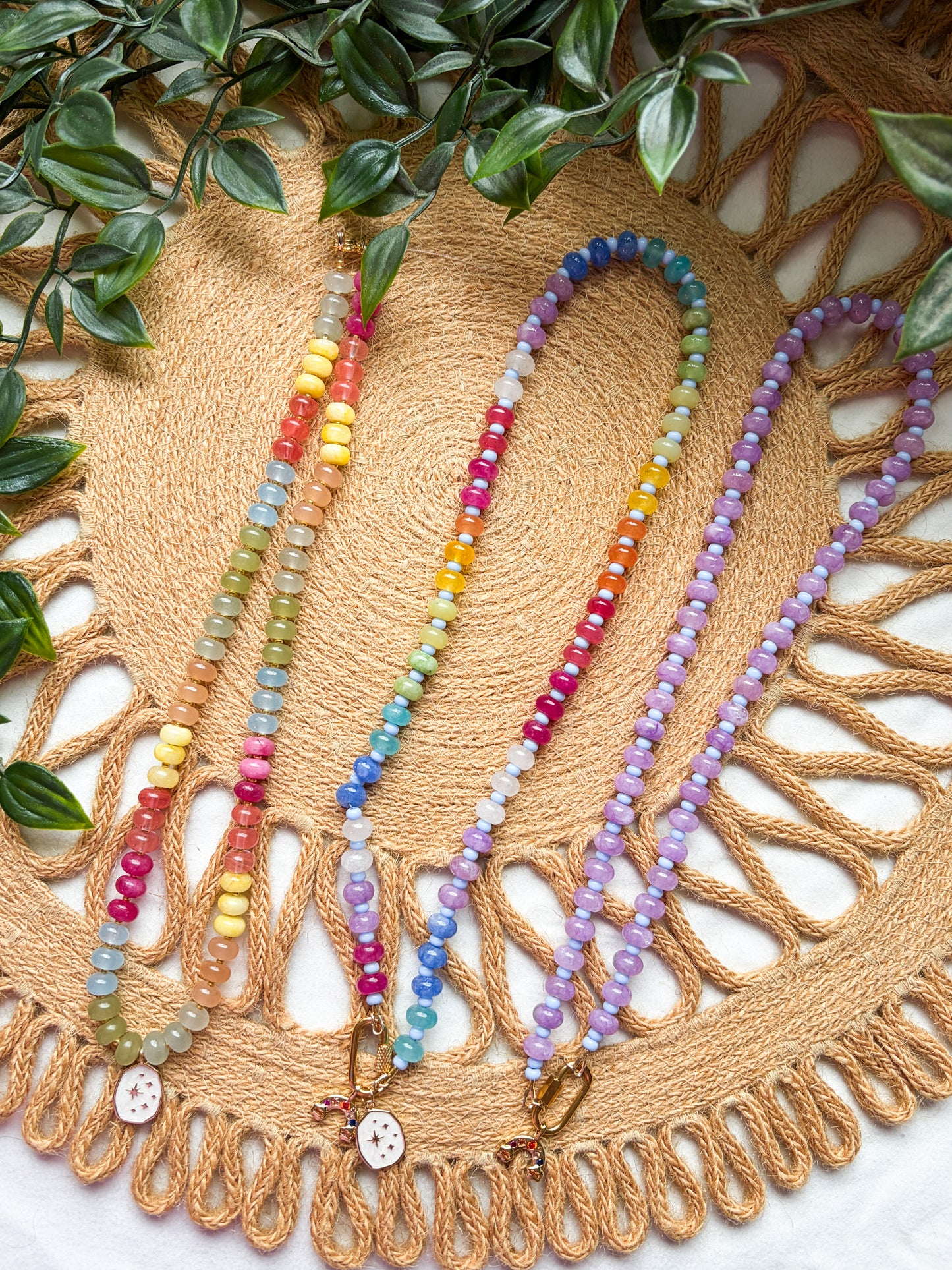 Beaded Trend Necklaces | Charm Accent | Cute Beads | Handmade Necklace